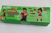 TEKXYZ Boxing Reflex Ball Family Pack 4 Balls 2 Headbands Xtra Cord 3 Levels