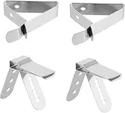 Ciieeo 4Pcs Thermometer Clips for Cooking Meat Probe Holder Baking Thermometer Support for BBQ Ovens Grills Pots and More