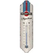 Nostalgic-Art Thermometer Martini - L'Aperitivo Racing Stripes