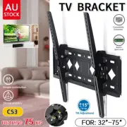 TV WALL BRACKET TILT MOUNT FOR 32 40 42 48 50 55 60 65 75 INCH LED PLASMA LCD AU
