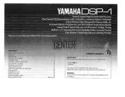Yamaha DSP-1 Amplifier Owners Manual