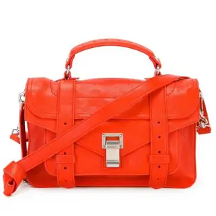 Proenza Schouler H00091 PS1 Tiny 山羊皮小款兩用包 橘紅色