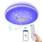 36W LED Music Ceiling Light with Bluetooth Speaker, RGB LED Flush Mount Smart...