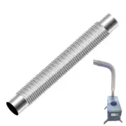 Wood Stove Pipe Stainless Steel Flue Exhaust Stove Pipe Adjustable Ducting New