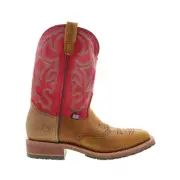 Double H Roger Domestic Square Toe I.C.E. Roper 11" Mens Brown Boots