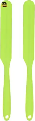 2Pcs Silicone Spatula Scraper 9.45" Reusable Non-Stick Flexible Spatulas for Epo