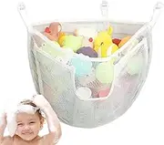 Bath Toy Holder,Corner Mesh Bath Toy Organizer Basket Bin - Mesh Baby Bin Basket for Bathroom Kitchen Cupboard Swimming Living Room Closet Kids Dorm Toyroom Home Train Organization