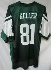 Reebok New York Jets #81 Keller Men's Size X-Large Jersey A1 5975