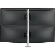 Atdec AWMS-2-LTH75-H-S Desk Mount for Monitor, Curved Screen Display, Flat Panel Display, All-in-One Computer - Silver - Landscape/Portrait - Height