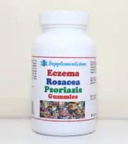 ECZEMA ROSACEA & PSORIASIS FIGHT - Prevent and Treat - GUMMIES - 100% Natural
