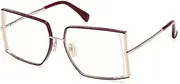[MaxMara] MM5156-B 071 Shiny Burgundy 56/17/135 Women's Frame, 071 Shiny Burgundy, 56/17/135