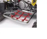 Suzuki LT-Z400/Kawasaki KFS400 DG Krome- Lite Nerf Bars Red Webb