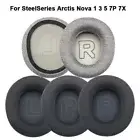 1Pair Foam Ear Pads Headset Earpads for SteelSeries Arctis Nova 1 3 5 7P 7X