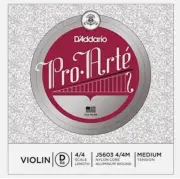 Violin Single D String, 4/4 Scale Medium Tension Pro-Arte