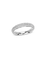 Bloomingdale's Fine Collection Diamond Pave Eternity Band in 14K White Gold, 1.0 tcw