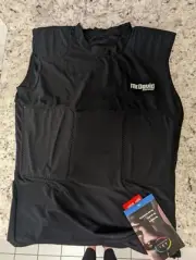 McDavid Padded Sleeveless Body shirt -XL Black - Lacrosse & Other Sports