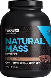 PranaON Natural Mass Mylk Chocolate Protein Supplement 2.5 kg