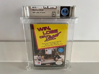 Win, Lose, or Draw (Nintendo NES) WATA 9.6 A+ Graded New Sealed MTV