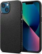 SPIGEN Liquid Air Case Designed for iPhone 13 Case 6.1-inch Soft TPU Armor Slim Cover - Black