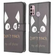 Pattern Printing Leather Protective Cover Wallet Phone Shell for Motorola Moto G30/G20/G10 Ears