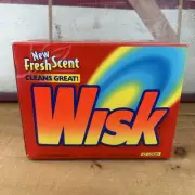 Wisk Fresh Scent Laundry Detergent 42 Loads New Discontinued Vintage Rare Prop