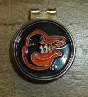 Baltimore Orioles 1" MLB Licensed Golf Ball Marker 2 Sided Ball Marker Hat Clip