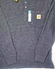 CARHARTT MENS BRAND NEW PULL-OVER WITH CREW NECK With Buttons