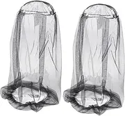 GANAZONO Hat 2pcs Net for Head Mesh Covers Repelling Mesh Caps Air Permeability for Hunters Fishermen Gardeners