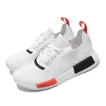 ADIDAS 休閒鞋 NMD R1 襪套式 穿搭 男女鞋 愛迪達 三葉草 BOOST 情侶鞋 流行 白 黑 EH0045