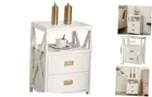 Small End Table Fully Assembled, Little Nightstand No Assembly Required, Pre