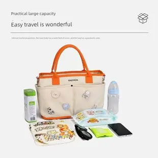 日本FS母嬰包大容量時尚媽咪包輕便媽媽寶媽帶娃出門包包手提包布
