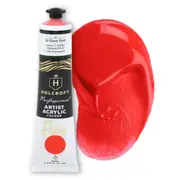 Holcroft Professional Acrylic Flow Paint BrilliantRed S2 ASTM2 75ml
