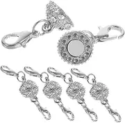 HAWILLOSCH 5pcs Magnetic Necklace Clasps Lobster Clasp Connectors for Jewelry Making Double-Sided Design Versatile for Necklaces and Bracelets Elegant and Construction