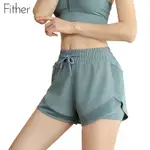 FIT.HER LIGHT PROOF SPORTS SHORTS WOMEN'S LOOSE THIN HIGH WA