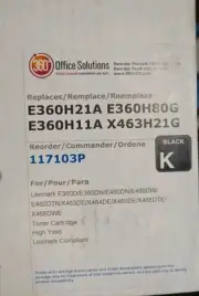 For LEXMARK E360 TONER High Yield