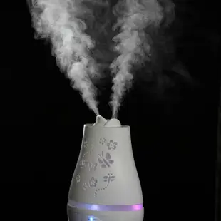 【Warm】 香薰機/水氧機W-220白+精油 7 瓶 雙噴頭 薰香機 加濕器 超音波 負離子