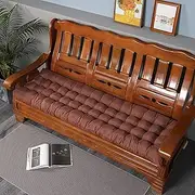 Outdoor Non Slip Pallet Bench Cushions Brown 48x160cm Reusable and Durable Rectangle Swing Chair Cushion Replacement Ideal for Garden Furniture