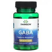 Swanson, Gaba, 250 mg, 60 Capsules
