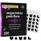 LivaClean 250CT Black Star Pimple Patches Midnight Magic w/Salicylic Acid &...