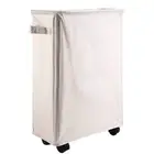 Laundry Basket with Wheels Yoga Mat Storage Basket Multifunctional Foldable1632