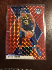 2019-20 Panini Mosaic Mosaic Red #195 Myles Turner PACERS