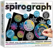Spirograph Scratch and Shimmer Drawing Design Set