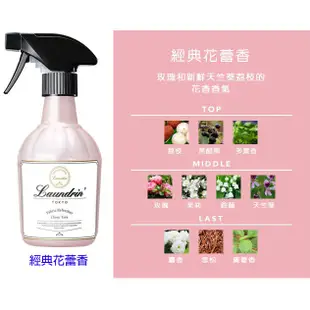 日本 Laundrin 香水芳香噴霧(370ml/300ml) 多款可選【小三美日】D501411