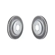 [Front] Coated Disc Brake Rotors Pair For Mini Cooper (for: Mini)