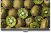 [LKHDS] Slim Aluminum Alloy Business Card Holder Pile of Kiwis Pocket Business Card Case Portable Business Card Wallet Business Card Holders Handheld Card Box for Women Men, style, One size, Style, One