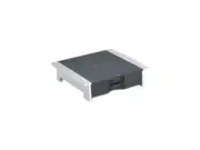 Fellowes 8032601 Printer/Fax Machine Stand, 21 1/4 x 18 1/8 x 5 1/4, Black/Silve