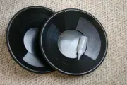Set of 2-14" Black Gold Pans Bottle Snuffer - Mining-Panning Kit-Prospecting