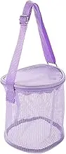 ERINGOGO Portable Mesh Bucket for Beach Beach Bag Organizer Storage for Shell Collecting Sand Play