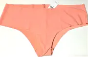 large - NWT Aerie raw cut cheeky panty $14.50 tag peach color (d9)