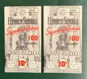 2 Unopened Pkgs. Vintage White Herald Square Standard Package Photo Corners